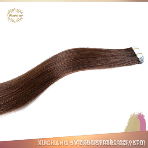 Tape hair extensionsvirgin remy peruvian human tape hair extension